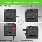 UltraProlink International All in One Universal Travel Adapter