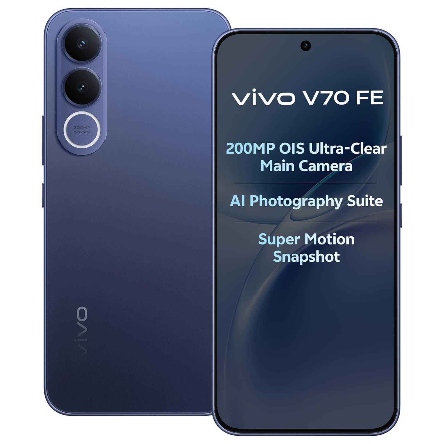 vivo V70 FE 5G (Monsoon Blue, 8GB RAM, 256GB Storage)
