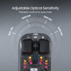 Portronics Toad 5 Transparent Bluetooth Mouse with 2.4 GHz
