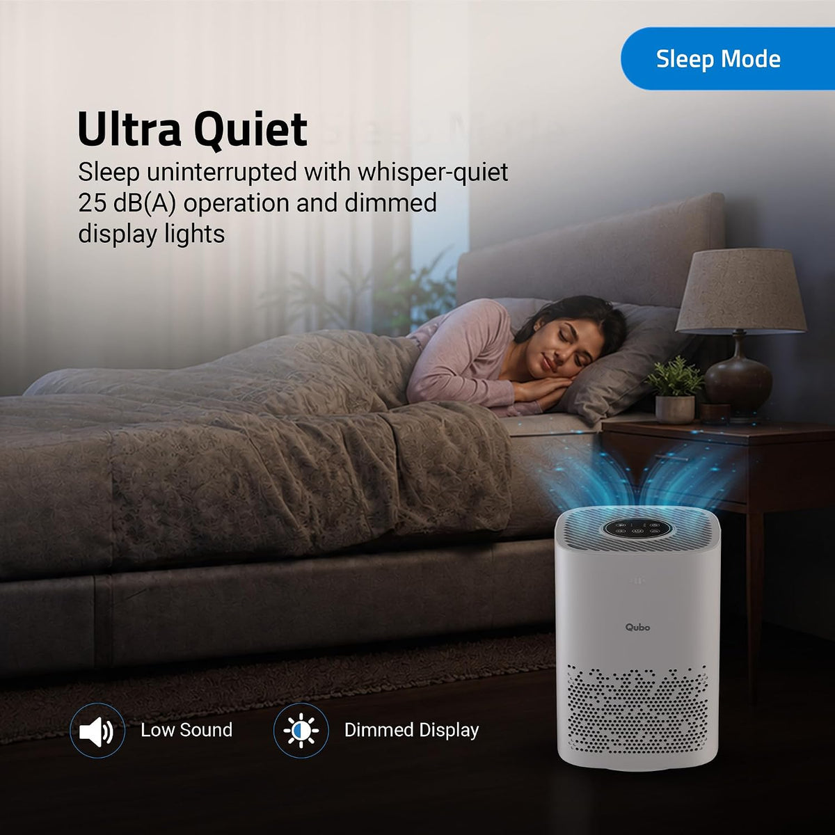 Qubo Smart Air Purifier Q150 Neo by Hero | Up to 180 Sq. Ft.