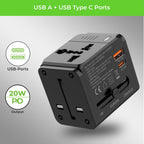 UltraProlink International All in One Universal Travel Adapter