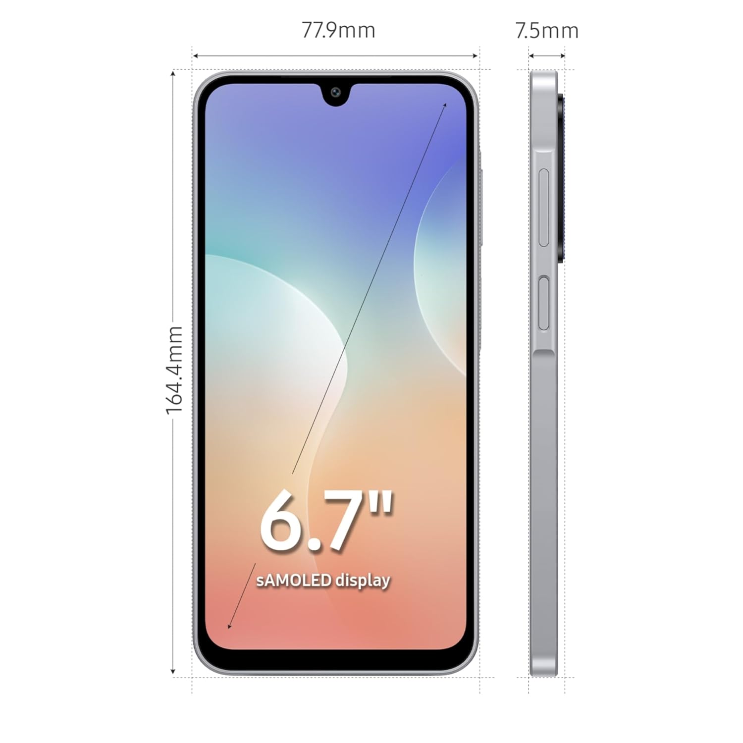 Samsung Galaxy M17 5G Mobile (Sapphire Black, 4GB RAM, 128GB Storage)