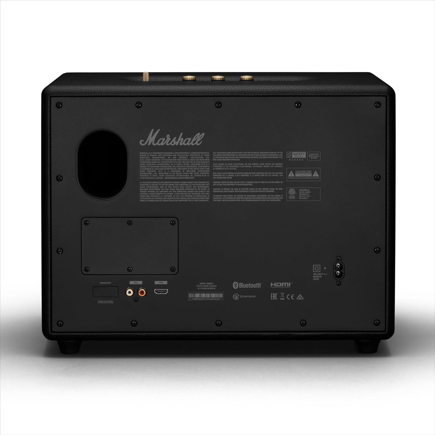 Marshall Woburn III Wired Connectivity Home Speaker with HDMI - Black
