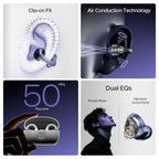 Boat Airdopes Loop OWS Earbuds w/Clip-On Fit Ear Buds Earphones