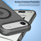 Vaku Luxos® Glassy Magpro Smokey Transparent TPU Case for iPhone 17 Air - Smokey Grey