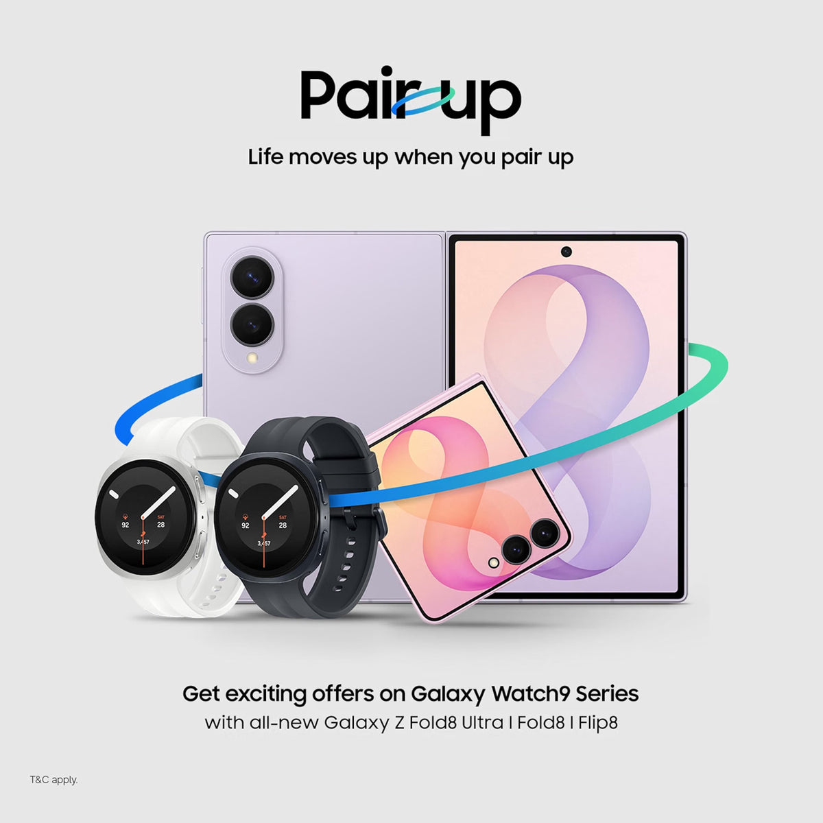 Samsung Galaxy Watch9 (44mm LTE, Graphite)
