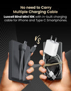 Portronics Luxcell Bind Mini 10k 10000mAh Nano Powerbank with 22.5W Fast Charging