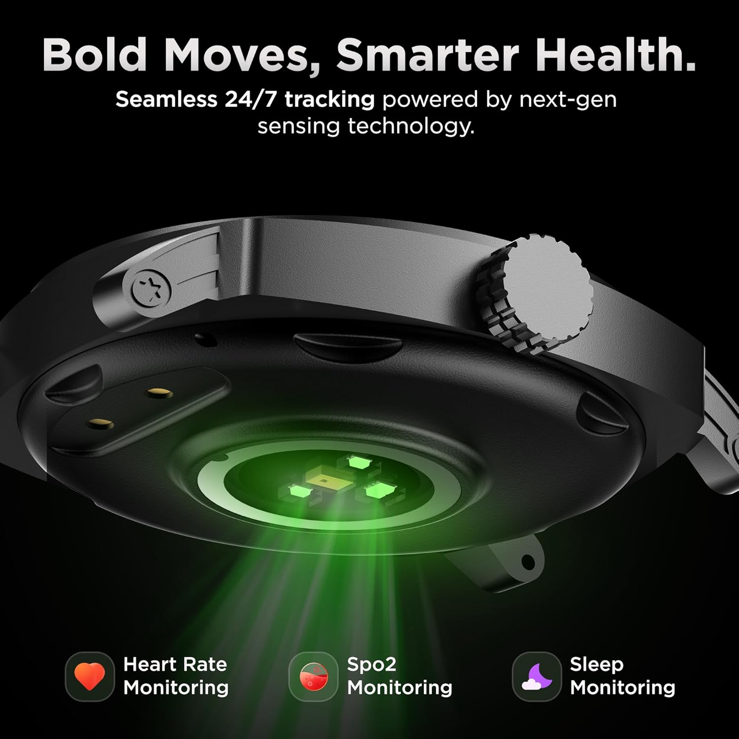 Pebble Endure 2 1.43” AMOLED Smartwatch with Always-On Display