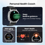 Samsung Galaxy Watch8 Classic (46mm LTE, Black) with 3nm Processor