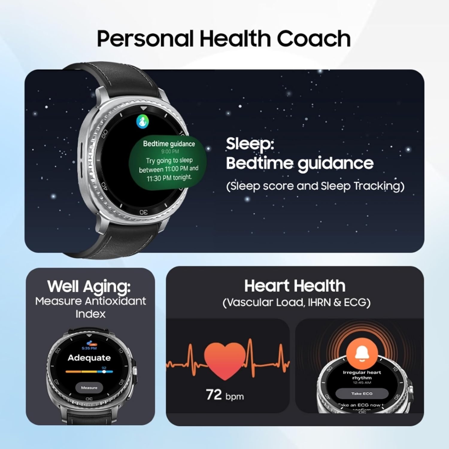 Samsung Galaxy Watch8 Classic (46mm LTE, Black) with 3nm Processor