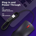 Lenovo 120 Wired Plug & Play USB Mouse