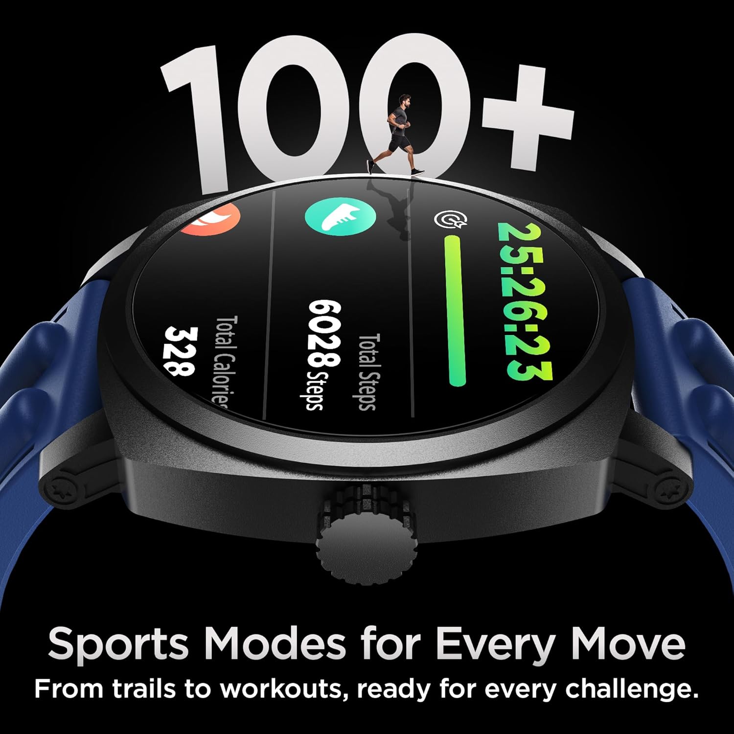 Pebble Endure 2 1.43” AMOLED Smartwatch with Always-On Display