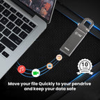 EVM EnStore 128GB Metal USB 2.0 Flash Drive