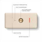 Marshall Emberton III Compact Portable Bluetooth Speaker - Cream