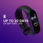 Mi Smart Band 4 0.94-inch AMOLED Color Display, 20 Days Battery