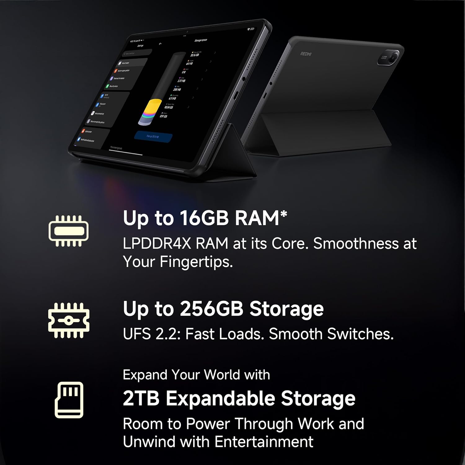Redmi Pad 2 Wi-Fi + Cellular, Active Pen Support