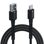 Portronics Konnect X 3A Unbreakable Nylon Braided USB to Type C Fast Charging Cable 2M Long