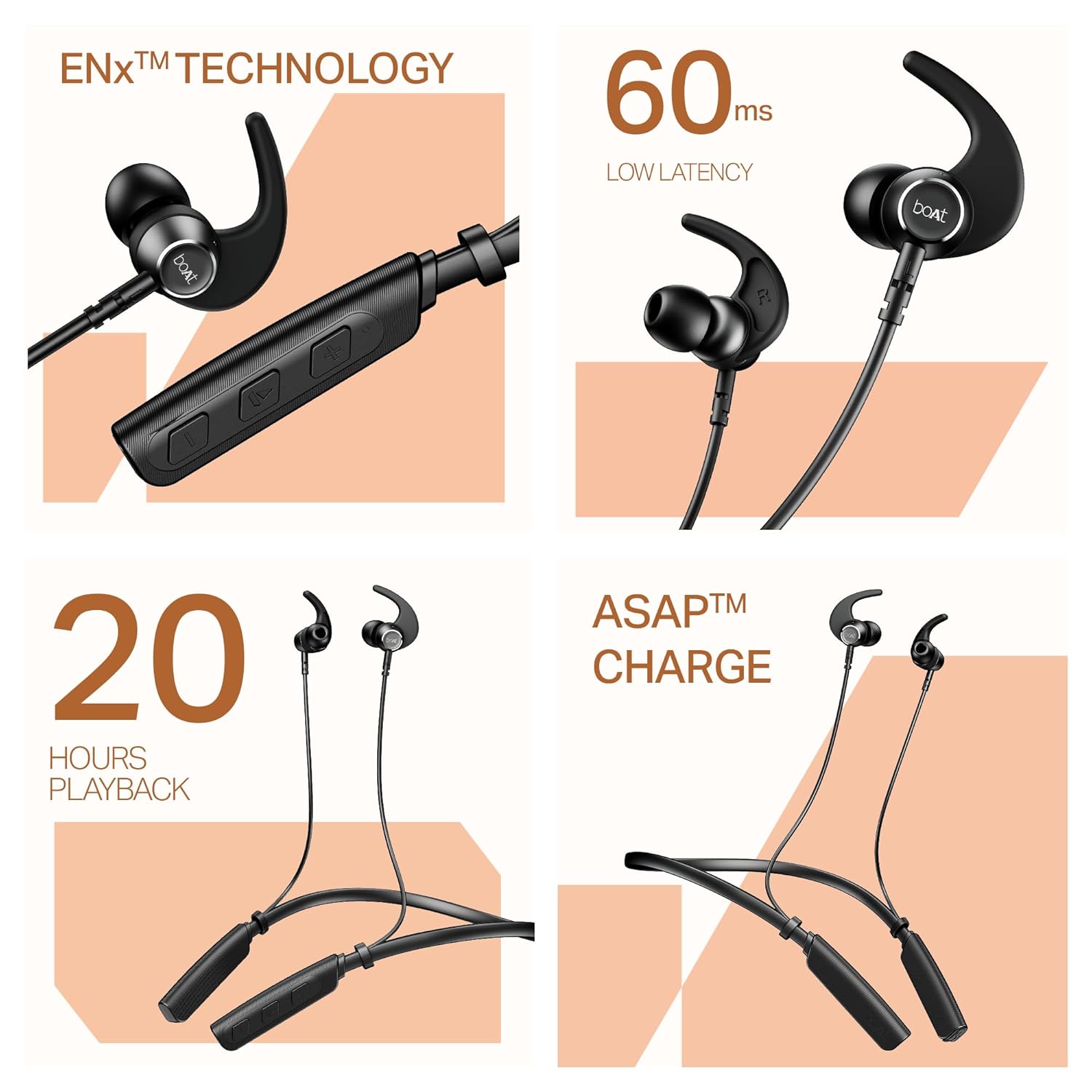 Boat Rockerz 203 Neckband Earphone