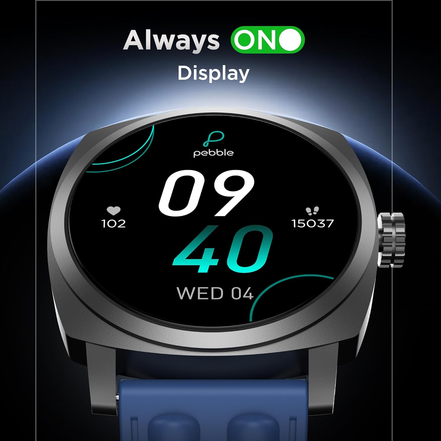 Pebble Endure 2 1.43” AMOLED Smartwatch with Always-On Display