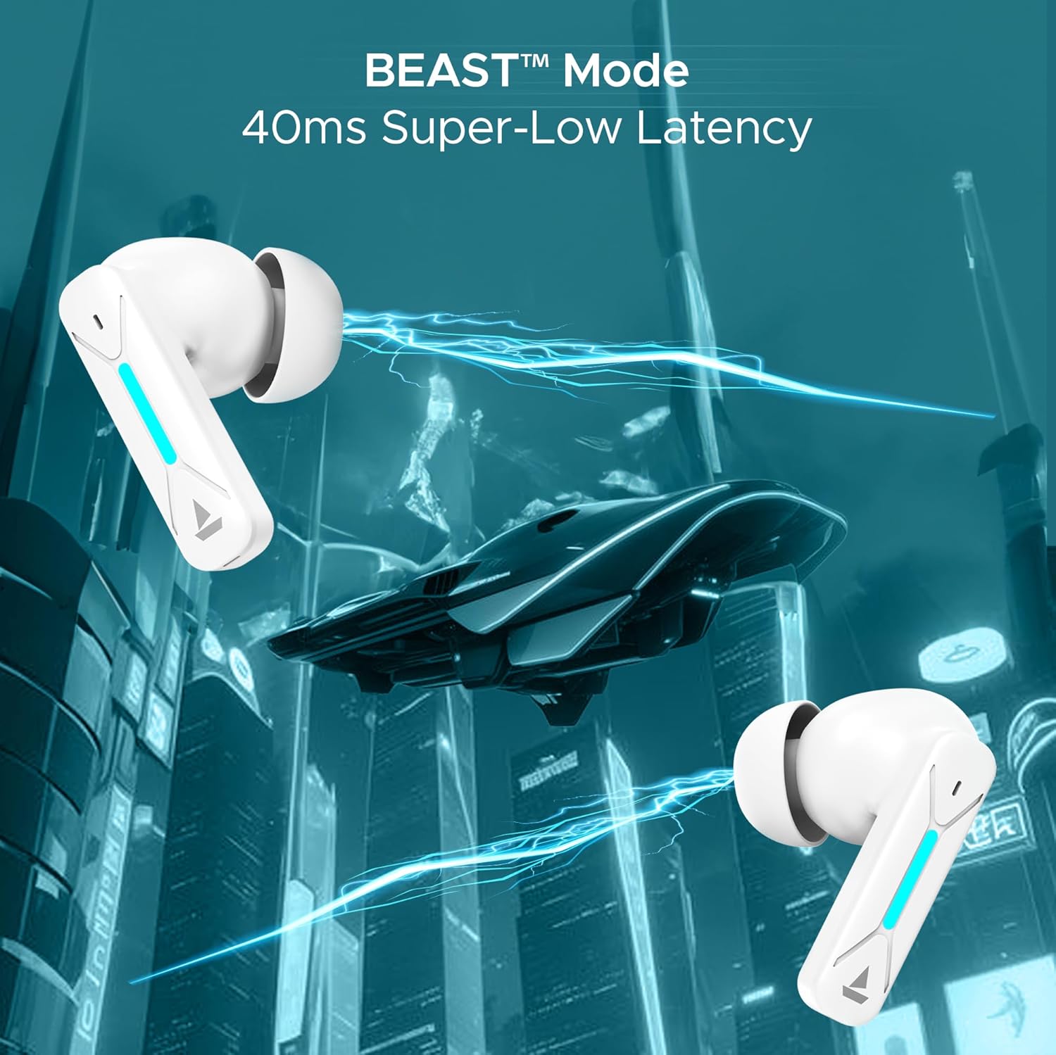 Boat Immortal Airspeed Pro Truly Wireless in- Ear Earbuds w/ 32dB ANC