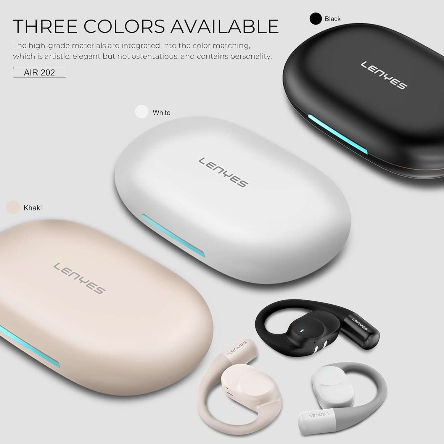 Lenyes AIR 202 Bluetooth 5.4 Wireless Earphones