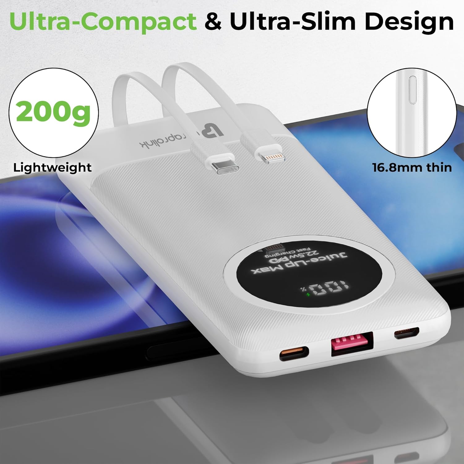 UltraProlink Power Bank 10000mah Fast Charging