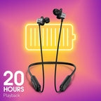 Infinity by Harman Glide N200, in Ear Wireless Earphones with Mic(Black)