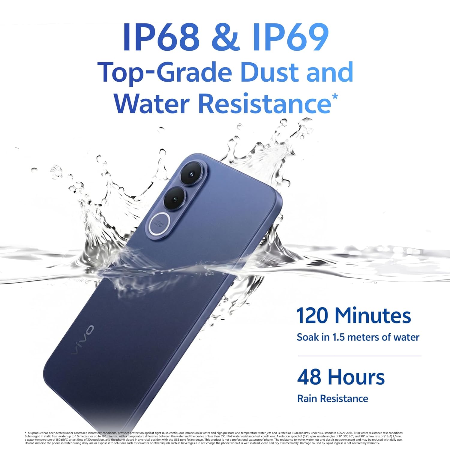 vivo V70 FE 5G (Monsoon Blue, 8GB RAM, 256GB Storage)