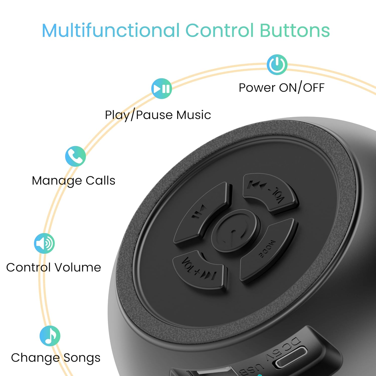 Ambrane 5W Wireless Bluetooth Mini Speaker (MINIPOD)