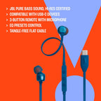 JBL Tune 310C - Wired Hi-Res in-Ear Headphones