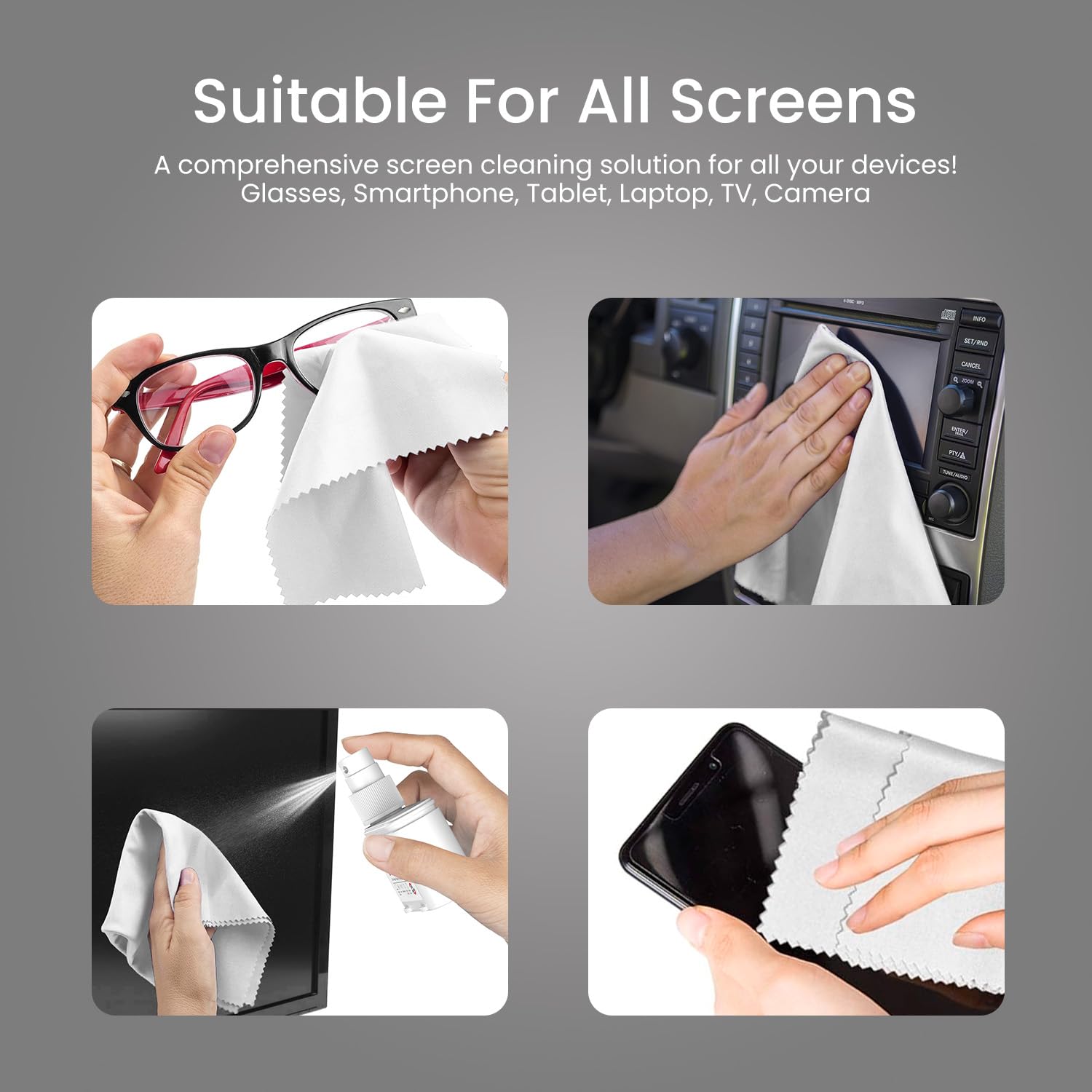 Portronics Swipe 3 Screen & Camera Cleaning Chemical Free Liquid Solution