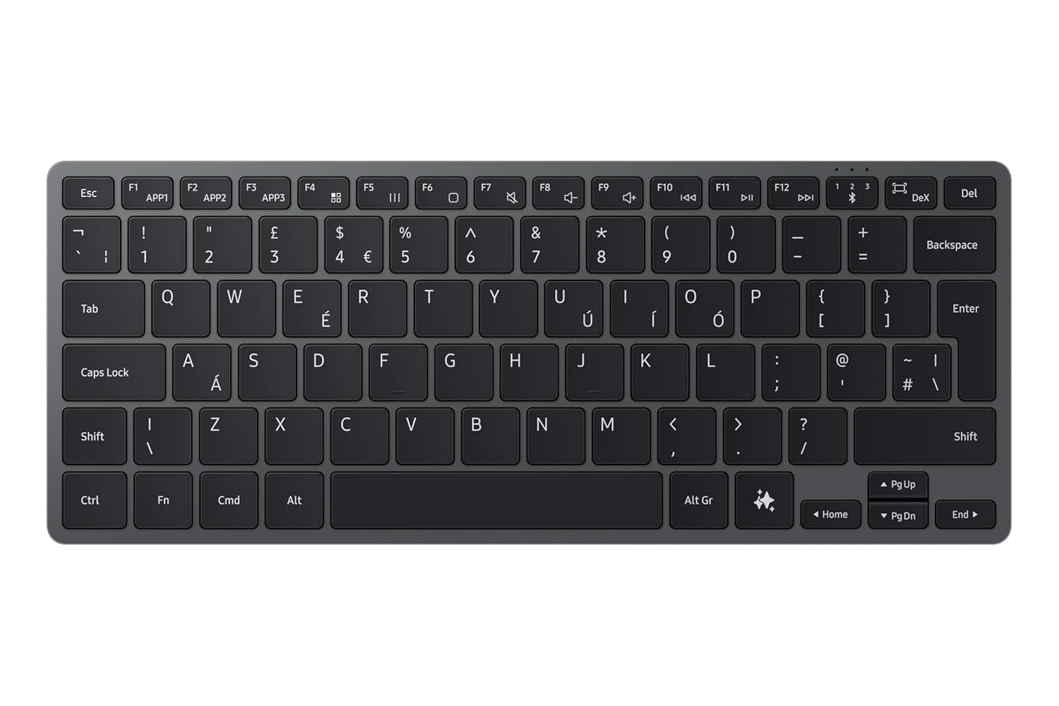 Samsung Galaxy Smart Keyboard, Black, Dedicated AI Short Key