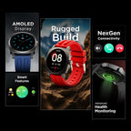 Pebble Endure 2 1.43” AMOLED Smartwatch with Always-On Display