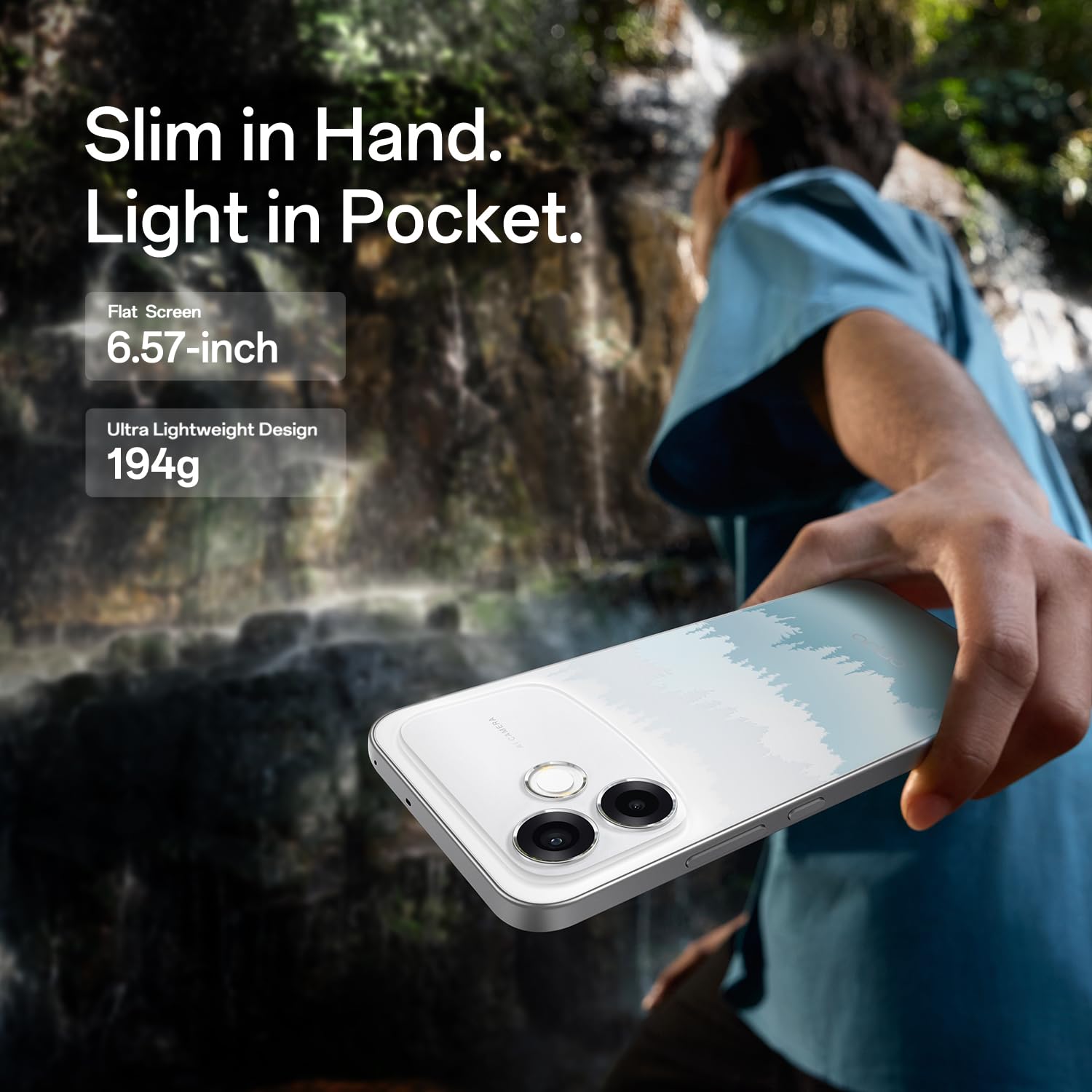 Oppo F33 Pro 5G Smartphone (8GB RAM, 256GB Storage, Misty Forest)