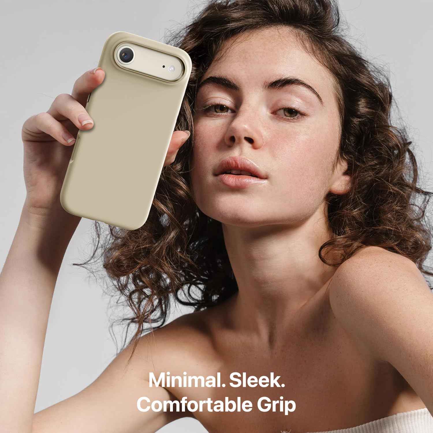 Vaku Luxos® Liquid Silicon Magpro TPU Back Cover Case for iPhone 17 Air - Gold