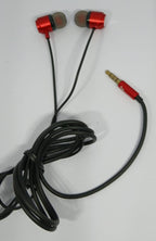 Syska HF-09 in-Ear Wired Earphone with Mic (Black-Red)