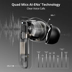 boAt Airdopes 800 Bluetooth Wireless Earbuds (Interstellar Black)