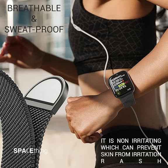 Spacething Milanese Loop Apple Watch Band