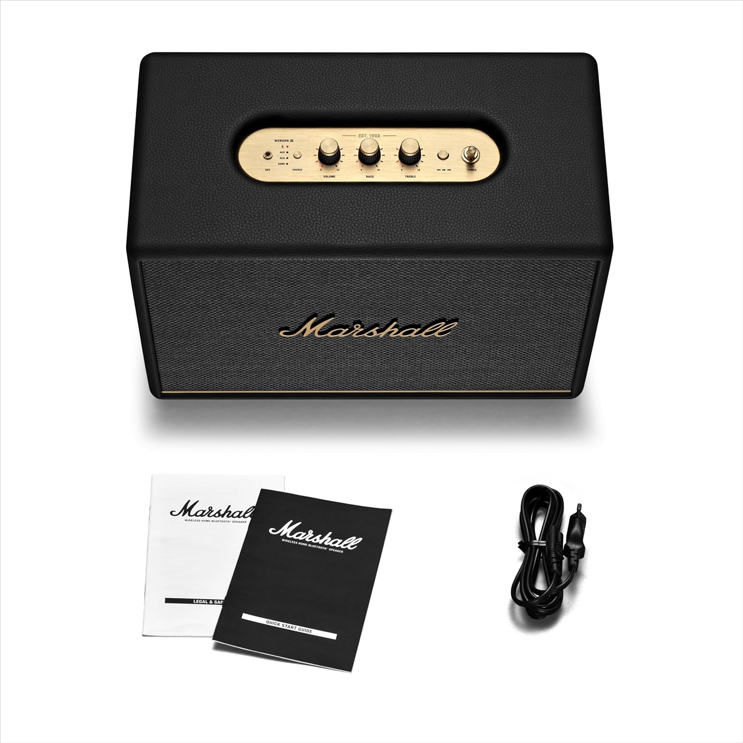 Marshall Woburn III Wired Connectivity Home Speaker with HDMI - Black