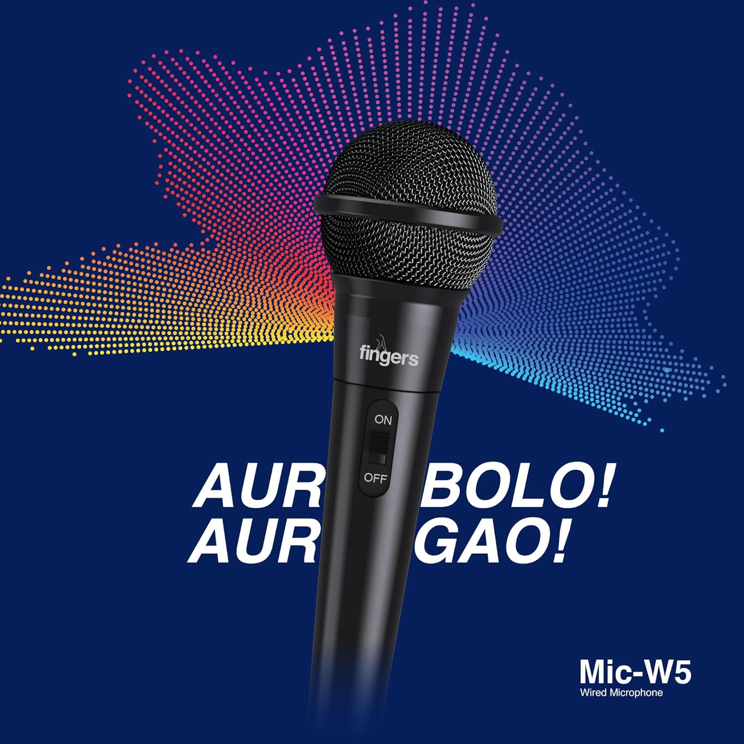 FINGERS Mic-W5 Wired Microphone