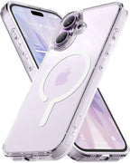 Vaku Luxos® Glassy Magpro Transparent TPU Back Cover Case for iPhone 17 - Transparent