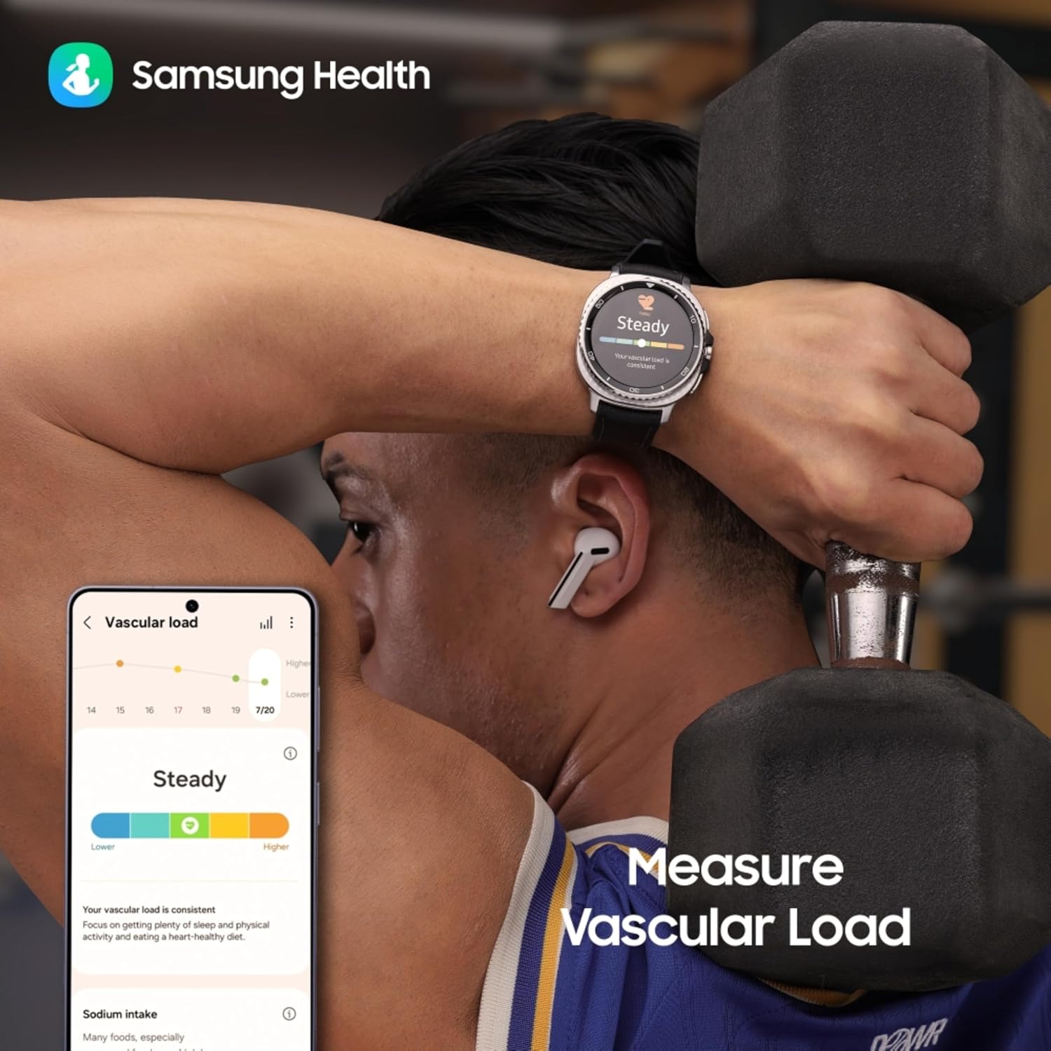 Samsung Galaxy Watch8 Classic (46mm LTE, Black) with 3nm Processor