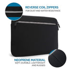 Amkette Neo Case 33.02 cm (13 inch) Multi Pocket Laptop Sleeve for MacBook Air & Pro, Laptops & Ultrabooks (Black - Grey)