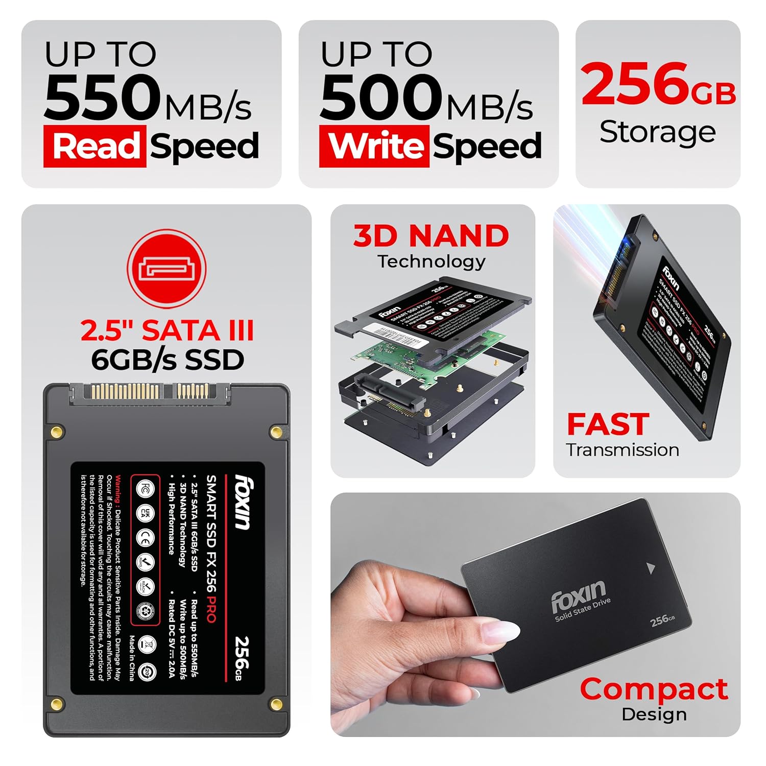 Foxin 256 GB PRO SSD