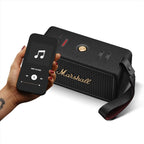 Marshall Middleton II Bluetooth Portable Bluetooth Speaker | Black and Brass