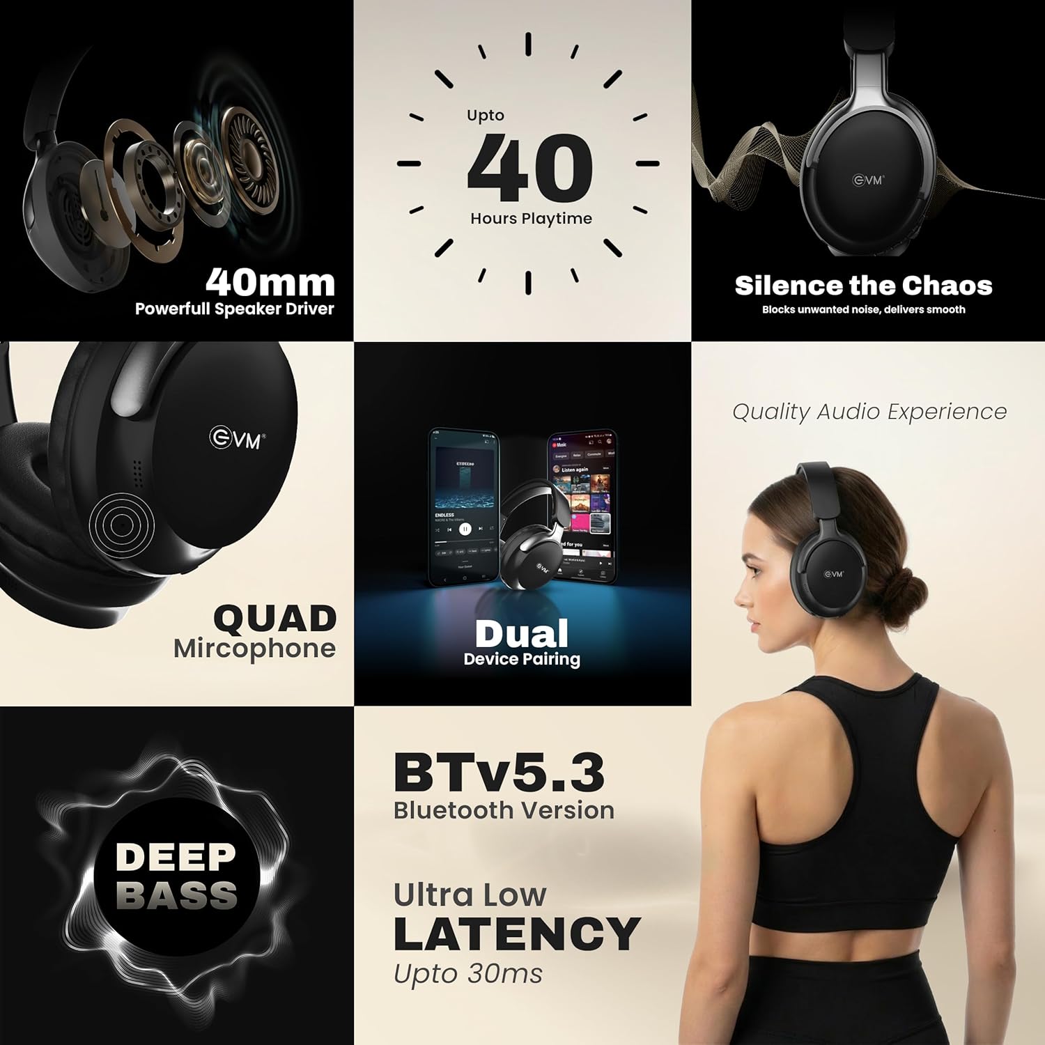 EVM EnSonic Wireless Headphone