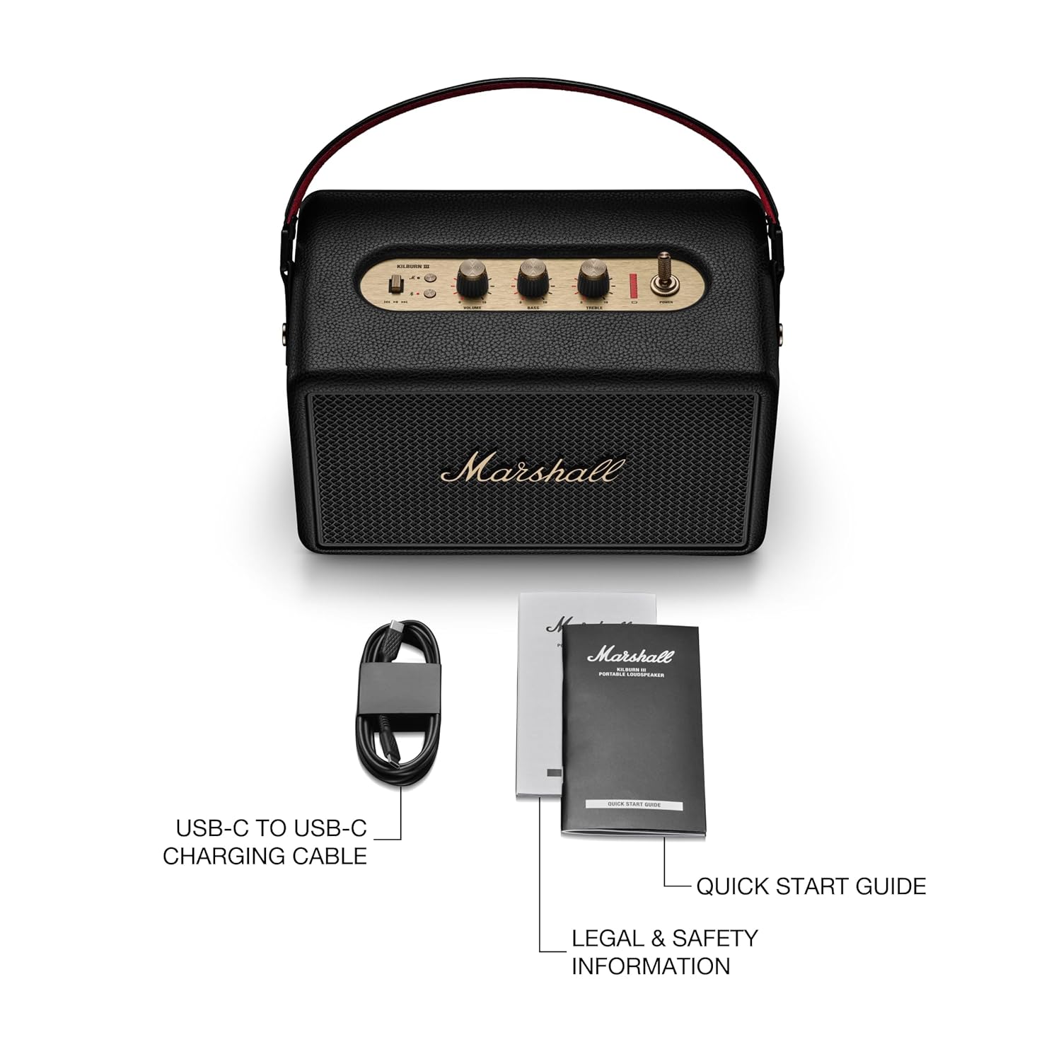 Marshall Kilburn III Portable Bluetooth Speaker
