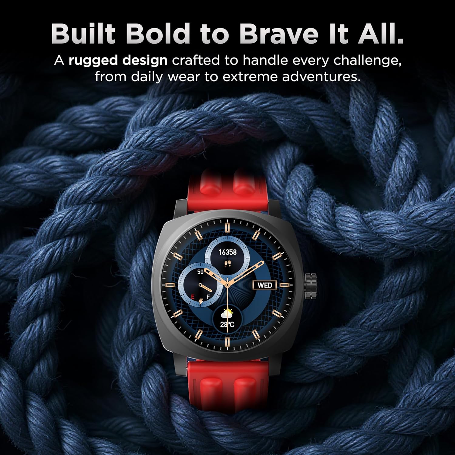 Pebble Endure 2 1.43” AMOLED Smartwatch with Always-On Display