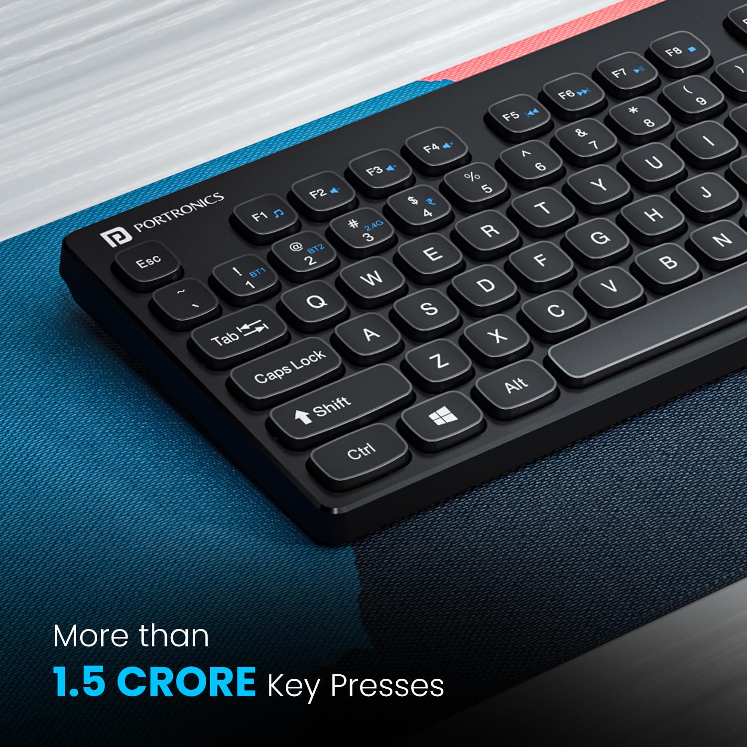 Portronics Bubble Multimedia Wireless Keyboard