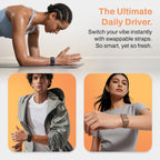 Pebble Qore 2 Smart Band Heart Rate | Black